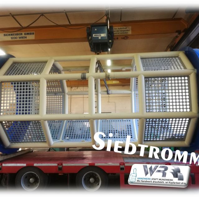 Siebtrommel auf LKW
